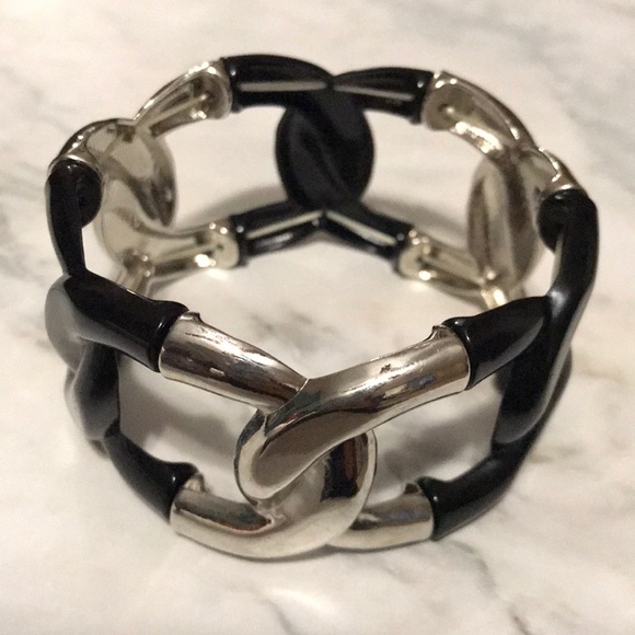 Jewelry - Black and Silver Link Bracelet